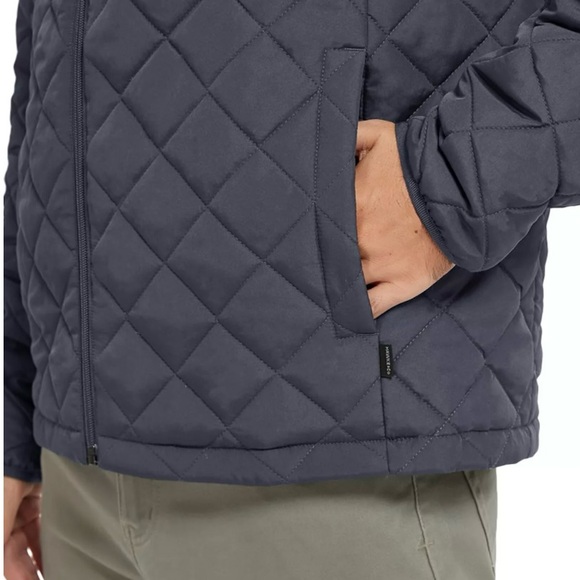 🔥Hawke & Co. Blue Diamond Quilted Puffer Jacket Coat🔥 - Picture 4 of 16